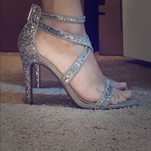 Sparkly heels